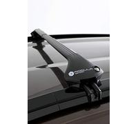 Baca Aluminio para Coche con Railing Cerrado (Negro)