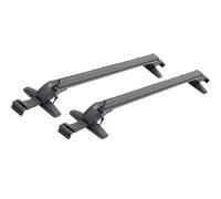 Baca Coche 1 Par De Barras De Riel Universales Montaje Techo Coche Aluminio Negro Equipaje Cerradura Pieza Modificación Superior Portaequipajes Portaequipaje(A-2pcs 82cm)