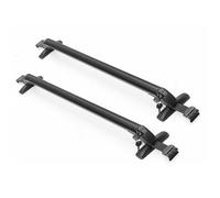 Baca Coche 1 Par De Barras Portaequipajes Universales para Techo De Coche De Aluminio Negro con Cerradura. Portaequipaje(A)