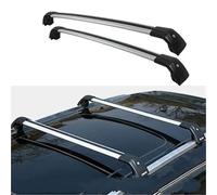Baca Coche Barras Techo Aleación Aluminio para Samsung Qm6 SUV De 5 Puertas 2017 2018 2019 2020-2023 Laterales Rieles Transversales Portaequipajes Portaequipaje(Sliver Black)