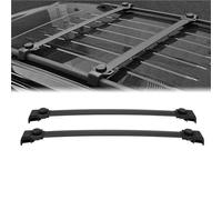 Baca Coche Barras Transversales De Aluminio para Portaequipajes De Techo De Coche para Jeep para Renegade 2015-2023 Soporte para Canoa Carga De 68 Kg Portaequipaje