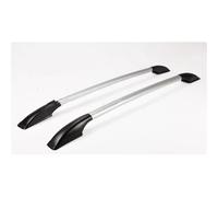 Baca Coche Par De Portaequipajes De Techo De Aleación De Aluminio para Toyota para Yaris 2008 2009 2010 2011 2012 Y 2013. Portaequipaje(Black Silver)