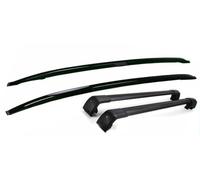 Baca Coche Para Mazda Para CX-30 2020-2025 Juego De Barras Transversales Riel Techo ABS Aluminio 4 Piezas Portaequipajes Barras(Black)