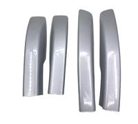 Baca Coche Techo para Mitsubishi para ASX SUV 2013-2019 Barra Equipaje Techo Delantera Trasera Carcasa Extremo Riel Tapa Portaequipajes Techo Automóvil(Silver 4Piece)