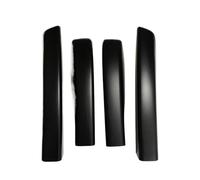 Baca Coche Techo para Mitsubishi para ASX SUV 2013-2019 Barra Equipaje Techo Delantera Trasera Carcasa Extremo Riel Tapa Portaequipajes Techo Automóvil(Black 4Piece)