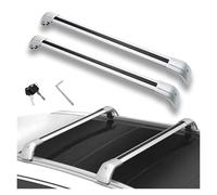 Baca Coche Techo para VW para ID.4 2020 2021 2022 2023 2024 2025 Barras Transversales para Techo con Cerradura De Aleación De Aluminio.(Plata)