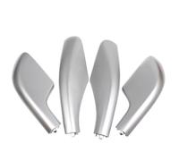 Baca de Techo,Portabicicletas Techo para Cubierta de Extremo de Barra de Techo, Repuesto de 4 Piezas, Compatible con Toyota Land Cruiser LC100 FJ100 1998-2007.(Silver)