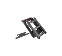 Baca de Techo,Portaequipajes con Cerradura Escalera de Subida de Aluminio y portaequipajes para Techo, Apta para Tanque de 300 automóviles.(Black Ladder)