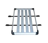 Baca de Techo,Roof Bars Portaequipajes de Techo de aleación de Aluminio Universal/portaequipaje de Techo Tipo Cesta Apto para modificación de automóvil y SUV.(White 110cmX90cm)