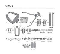 Baca GIVI sr2149 Bauletto Monokey/Monolock Yamaha X-Max 125-300, Tricity