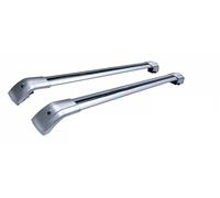 Baca Portaequipajes Barra Transversal Ajustable para VW T para ROC 2017-2024 Barras De Carga Bloqueables para Raíles Techo 2 Uds(Plata)