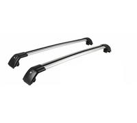 Baca Portaequipajes Barra Transversal Ajustable para VW T para ROC 2017-2024 Barras De Carga Bloqueables para Raíles Techo 2 Uds(Negro Plata)