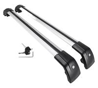 Baca Portaequipajes para Benz GLA H247 2020-2025 Barras Transversales para Coche Portaequipajes De Techo Rieles con Cerradura 2 Unidades(SilverBlackc)