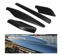 Baca Portaequipajes para Mitsubishi para Pajero para V80 para Shogun Montero Limited 2009 2010-2018 Cubierta Protección Extremo Riel Barra Techo ABS Negro Reemplazo 4 Uds Barras Techo Coche