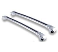 Baca Portaequipajes para VW para T-ROC 2017-2025 Barras Transversales Raíles De Baca para Techo Aleación Aluminio Bloqueable(Plata)