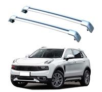 Baca portaequipajes Transversal Barras de Techo para Lynkco 01 02 SUV 4 2018+ Portaequipajes Barras Transversales Aluminio Barras portaequipajes 2 Piezas,Silver