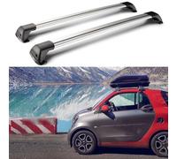 Baca portaequipajes Transversal Barras de Techo para Smart Fortwo 453 2-Door 2015-2020 Portaequipajes Barras Transversales Aluminio Barras portaequipajes 2 Piezas