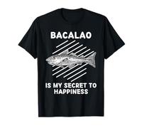 Bacalao Fish es mi secreto para la felicidad Bacalao Fish Lover Camiseta