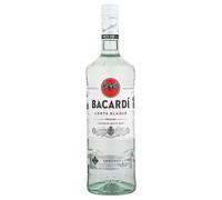 Bacardí Ron Carta Blanca Superior Tapón de Rosca 1 l
