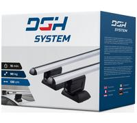 Bacas barras de techo PUNTOS para Toyota KLUGER SUV 2014-2019 max 90 kg 135 cm