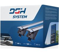 Bacas barras de techo RIELES para Chevrolet HHR MONOVOLUMEN 2007-2011 max 90 kg