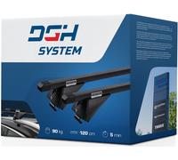 Bacas barras de techo RIELES para Honda LIFE FAMILIAR 1999-2008 max 90 kg 120 cm