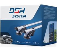 Bacas barras de techo RIELES para Skoda ROOMSTER SCOUT MONOVOLUMEN 2007-2015