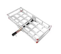 Bacas personalizadas Cesta De Carga De Aluminio Para SUV Camioneta Camping 47/53/60 Pulgadas Con Enganche Para Remolque Barras Portaequipajes(C 47x20x6 in)