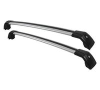 Bacas Portaequipajes Coche para Mini para Cooper para Countryman R60 4 Puertas 2011-2016 Barras Transversales Laterales Aleación Aluminio Portaequipajes Techo Coche 2 Unidades(Silverblack)