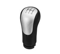 Bacas portaequipajes Perilla cambio marchas para Ford para Fiesta para Fusion para Transit para Connect 2002 con bolígrafo pomo portaequipajes(5-Speed Silver)