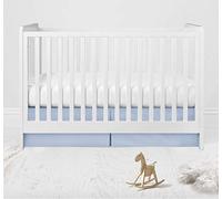 Bacati falda de cama para cuna azul azul Talla:13"