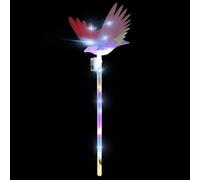Bacchetta Giocattolo Illuminata - Bastone Principessa - Bacchetta Da Fata Per Bambini, Bacchetta Da Principessa Portatile Per Costumi Da Bambina, Giochi Di Ruolo, Spettacoli, Cosplay, Compleann