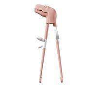 Bacchette Allenamento Regolabili - Dinosauro,Set per bambini principianti | Stoviglie riutilizzabili per apprendimento del forchettino e coordinazione mano-occhio | Design divertente cartone animato