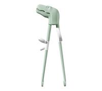 Bacchette Allenamento Regolabili - Dinosauro,Set per bambini principianti | Stoviglie riutilizzabili per apprendimento del forchettino e coordinazione mano-occhio | Design divertente cartone animato