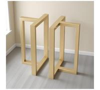 bacedifo 2 Patas de Mesa Metálicas en Forma de T Capacidad de Carga 300 Kg Construcción Soldada de Una Sola Pieza Equipadas con Almohadillas Antideslizantes Ajustables Altura 28.3" Impermeables