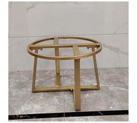 bacedifo Patas de Mesa Metálica Reforzada Circular Múltiples Orificios de Montaje Esquinas Redondeadas Barra Transversal Reforzada Impermeable Capacidad de Carga de 6 Kg Altura de 16.9 "/28.7 "