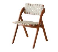 bacedifo Sillas Plegables con Asientos Tejidos en Cuero Y Respaldos Curvos Taburete Plegable Reforzadas con Herrajes Gruesos Se Pliegan for Un Almacenamiento Compacto Lo Que Ahorra Un Valioso Espacio