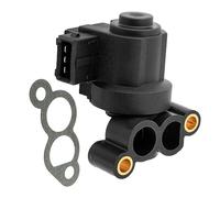 Baceyong 1 válvula de control de aire de ralentí, número de pieza 35150-02600, 3515002600, 35150-33010, 35150-33001, 0K9A2-20660A, 0K247-20660, compatible with HYUNDA-1, compatible con KIA, negro