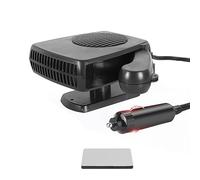 Baceyong 150W 2 in1 Calentador de calefacción automático portátil Ventilador de enfriamiento Desempañador Desempañador para automóvil Camión Negro 12V