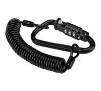 Baceyong CABE - Candado universal para casco de motocicleta, protección antirrobo universal de goma, compatible con todos los tipos de casco