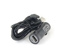 Baceyong - Cable cargador GPS Gar--min para Tomtom MICRO USB LED en el cargador de coche y cable de carga 1,8 m para GPS compatible con Gar--min Nuvi