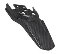 Baceyong Guardabarros para asiento trasero, acabado de fibra de carbono, color negro, 1 unidad