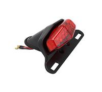 Baceyong LED Luz Trasera de Motocicleta, Luz Trasera LED Indicadores Luz de Placa Trasera Apto para Motocicleta Off-road Vehículos Cruisers