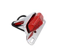 Baceyong Luz Trasera LED Indicadores de luz de la placa trasera de la licencia de ajuste para la motocicleta Off-road Cruisers Vehículos