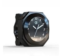 Baceyong - Reloj de manillar para moto, impermeable, impermeable, compatible con Kawa-saki Su-zuki, color negro