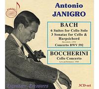 Bach: 6 Suites for Cello Solo, 3 Sonatas for Cello & Harpsichord / Boccherini: Cello Concerto