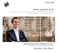 Bach and B-A-C-H. Sweelinck, Bach, Schumann, Kuhl : uvres pour orgue. Lang.