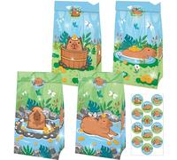 BACH AND BOOZY 12 bolsas de dulces de capibara para fiesta detalles y suministros para cumpleanos y baby shower