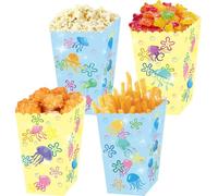 BACH AND BOOZY 12 bolsas fiesta medusas gunst dulces snacks regalo cajas palomitas cumpleaños baby shower decoración submarina