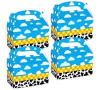 BACH AND BOOZY 12 piezas suministros para fiestas infantiles cajas de palomitas dulces golosinas delicias obsequios decoración cumpleaños baby shower